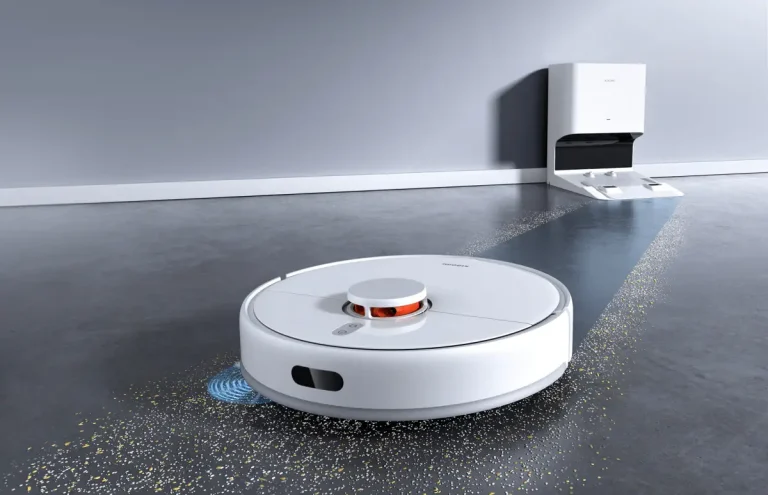 robot con vaciado automático